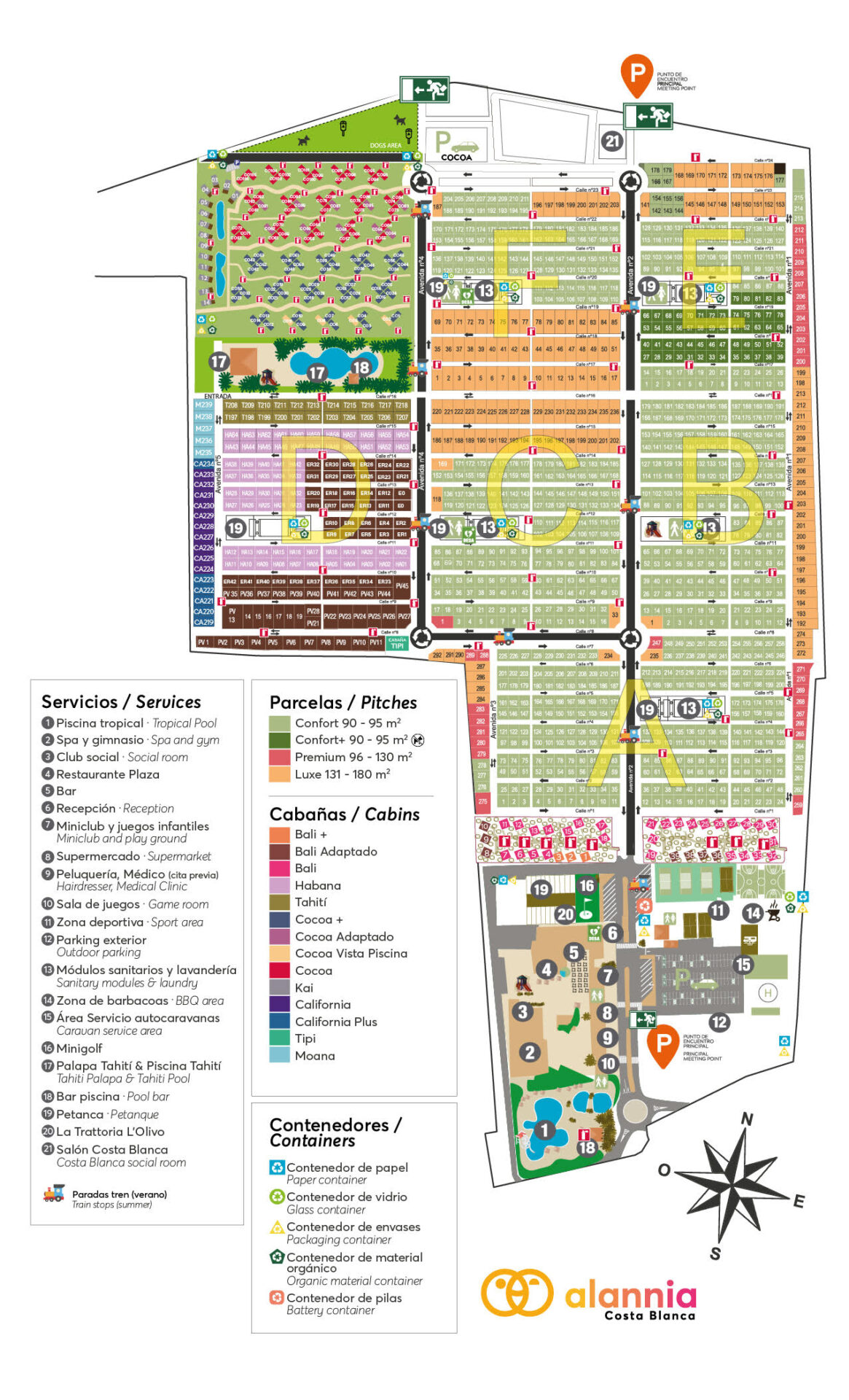 Plano Alannia Costa Blanca